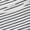 Camiseta de cuello barco de corte entallado Camiseta de cuello barco de corte entallado