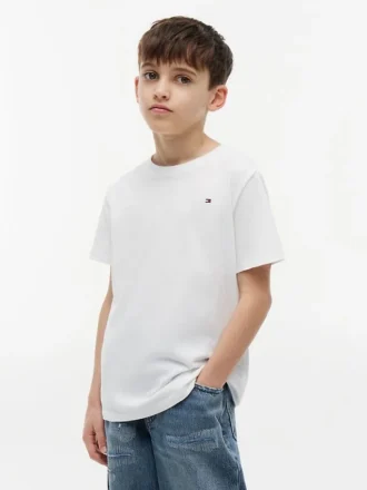 Camiseta de cuello redondo para el día a día para niños