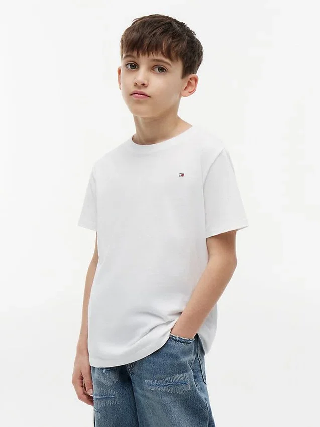 Camiseta de cuello redondo para el día a día para niños Camiseta de cuello redondo para el día a día para niños