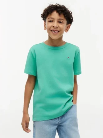 Camiseta de cuello redondo para el día a día para niños