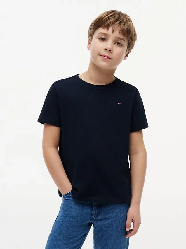 Camiseta de cuello redondo para el día a día para niños Camiseta de cuello redondo para el día a día para niños