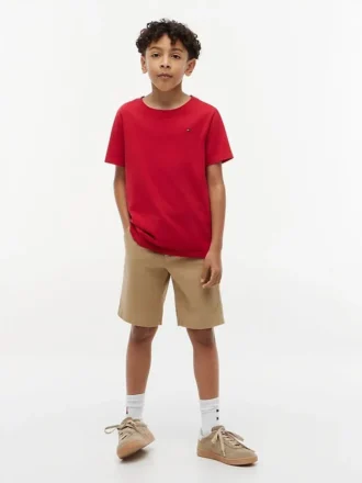 Camiseta de cuello redondo para el día a día para niños