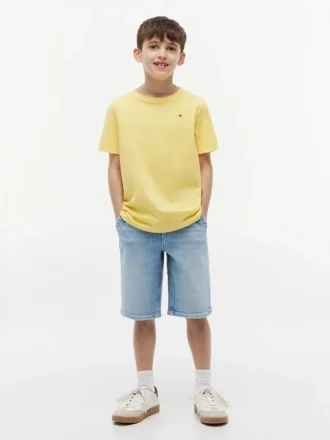 Camiseta de cuello redondo para el día a día para niños