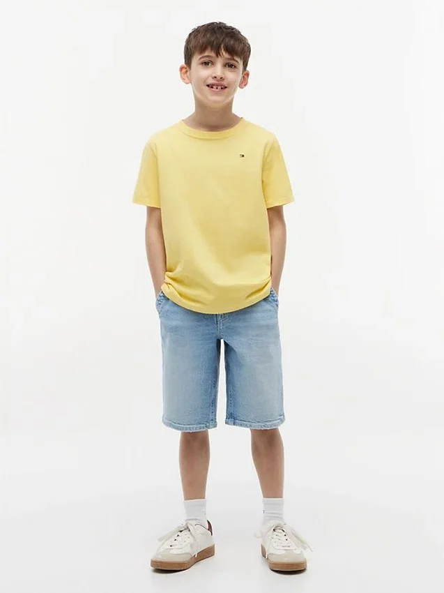 Camiseta de cuello redondo para el día a día para niños Camiseta de cuello redondo para el día a día para niños