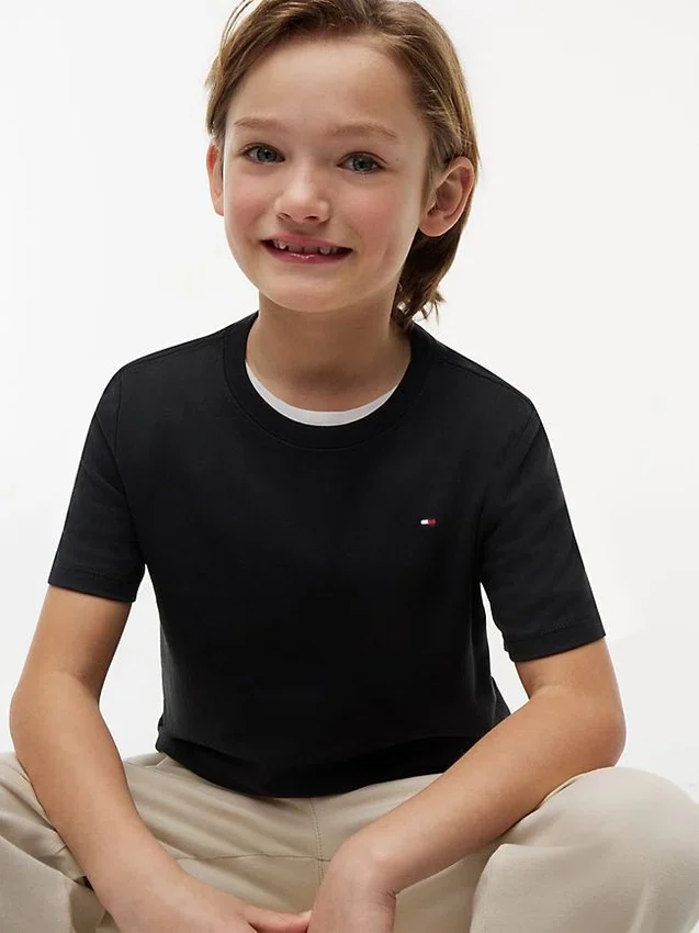 Camiseta de cuello redondo para el día a día para niños Camiseta de cuello redondo para el día a día para niños