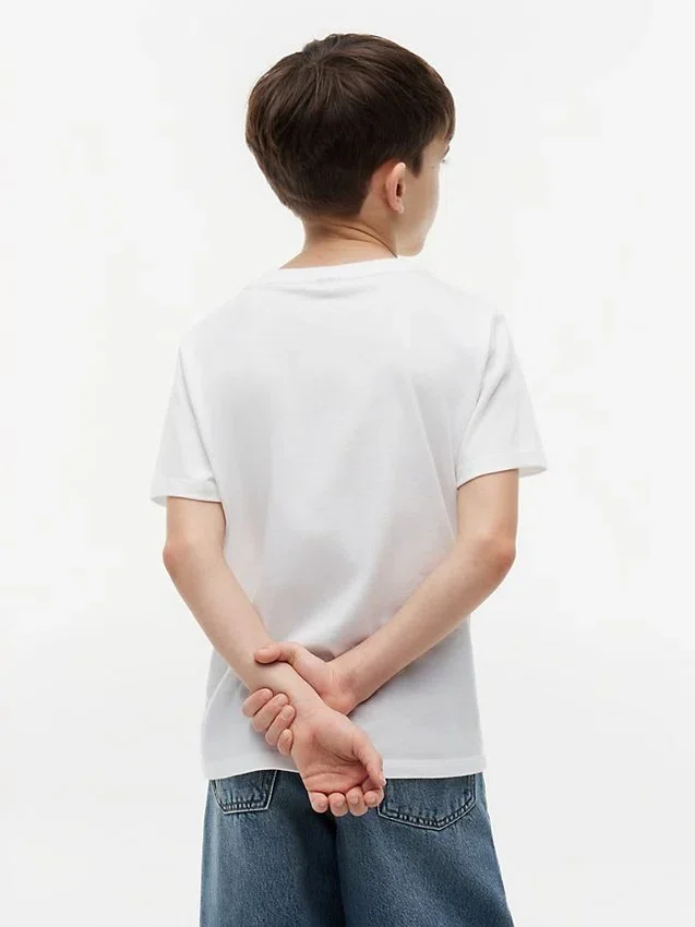 Camiseta de cuello redondo para el día a día para niños Camiseta de cuello redondo para el día a día para niños
