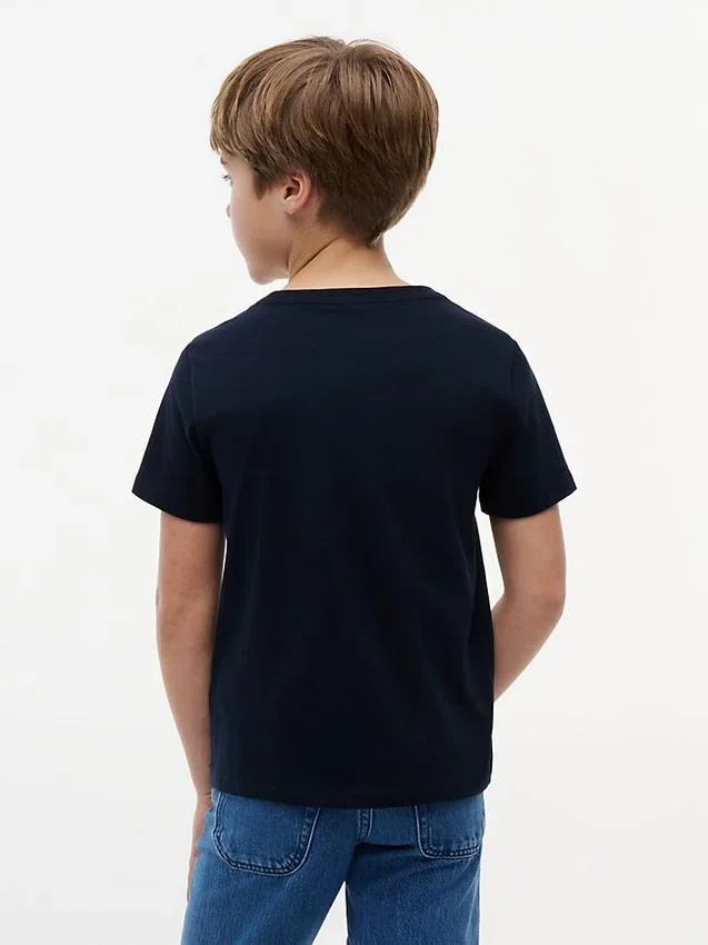 Camiseta de cuello redondo para el día a día para niños Camiseta de cuello redondo para el día a día para niños
