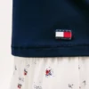 Camiseta de dormir con ribete