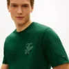 Camiseta de punto entrelazado con monograma Camiseta de punto entrelazado con monograma