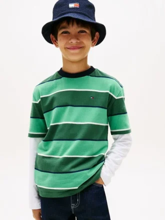 Camiseta de rayas de rugby para niño