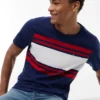 Camiseta de rayas en bloque Camiseta de rayas en bloque