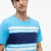 Camiseta de rayas en bloque