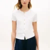 Camiseta entallada con botones