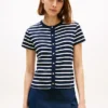 Camiseta entallada con botones