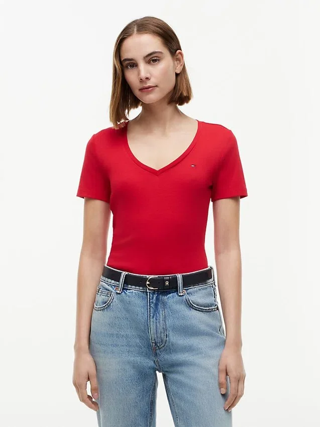 Camiseta Favorite con cuello en V Camiseta Favorite con cuello en V