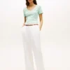 Camiseta Favorite de cuello en V a rayas