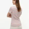 Camiseta Favorite de cuello en V a rayas