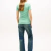 Camiseta Favorite de cuello en V a rayas