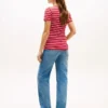 Camiseta Favorite de cuello en V a rayas