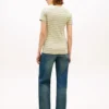 Camiseta Favorite de cuello en V a rayas