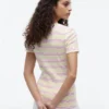 Camiseta Favorite de cuello en V a rayas
