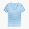 Camiseta Favorite de cuello en V a rayas