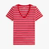 Camiseta Favorite de cuello en V a rayas