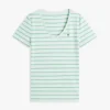 Camiseta Favorite de cuello en V a rayas