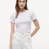 Camiseta Favorite de cuello redondo a rayas