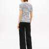 Camiseta Favorite de cuello redondo a rayas Camiseta Favorite de cuello redondo a rayas
