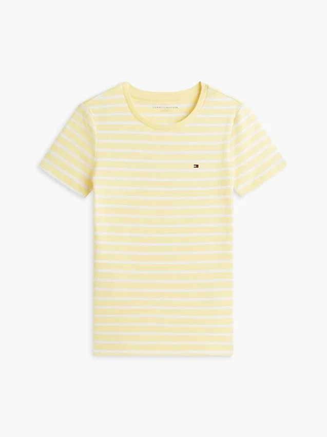 Camiseta Favorite de cuello redondo a rayas Camiseta Favorite de cuello redondo a rayas