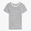 Camiseta Favorite de cuello redondo a rayas Camiseta Favorite de cuello redondo a rayas