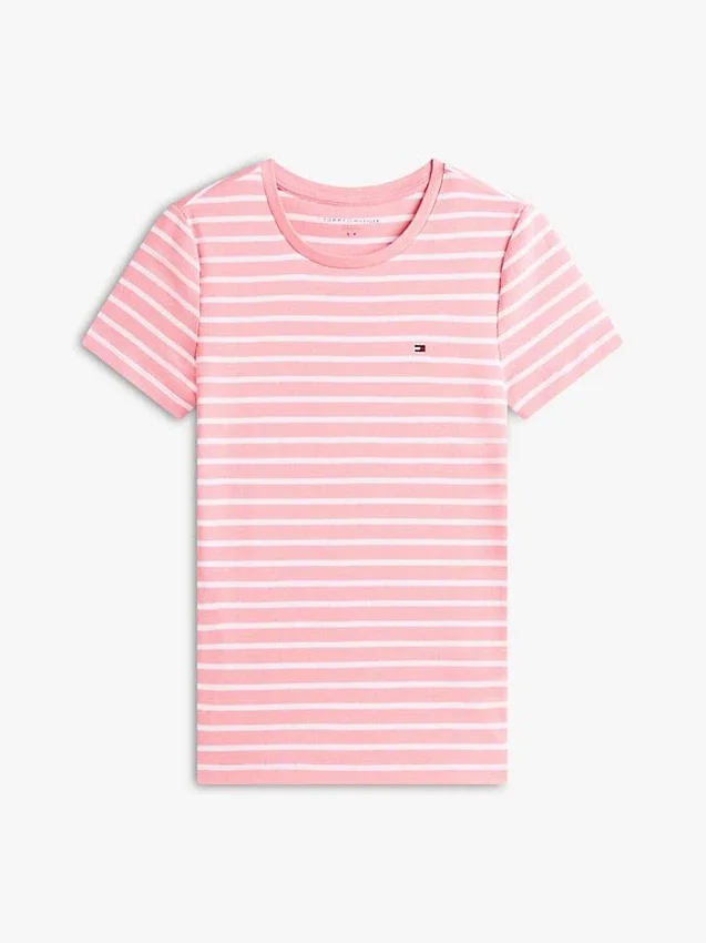 Camiseta Favorite de cuello redondo a rayas Camiseta Favorite de cuello redondo a rayas
