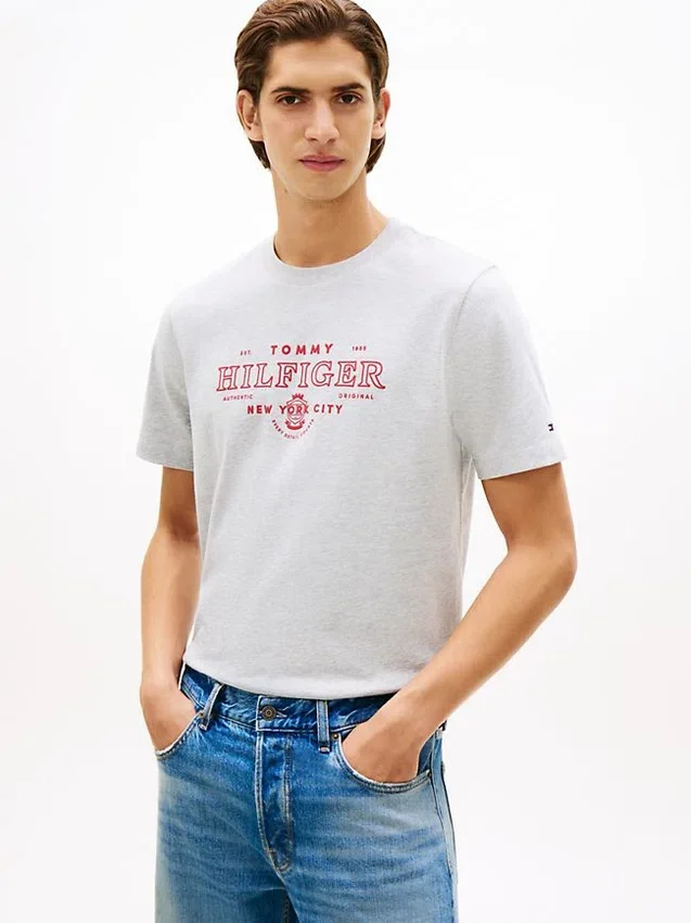 Camiseta gruesa con el logotipo de Hilfiger NYC Camiseta gruesa con el logotipo de Hilfiger NYC