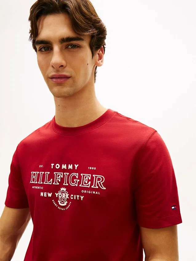 Camiseta gruesa con el logotipo de Hilfiger NYC Camiseta gruesa con el logotipo de Hilfiger NYC