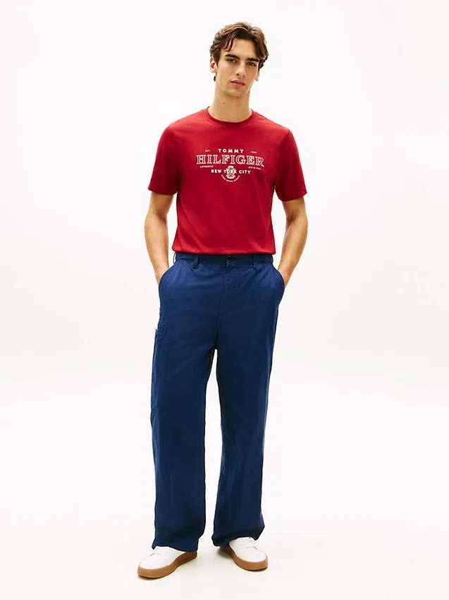 Camiseta gruesa con el logotipo de Hilfiger NYC Camiseta gruesa con el logotipo de Hilfiger NYC