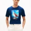 Camiseta Hilfiger con estampado fotográfico de vela