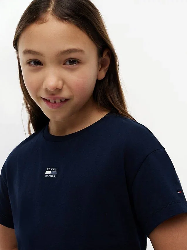 Camiseta infantil con bandera en tonos Camiseta infantil con bandera en tonos