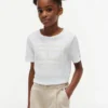 Camiseta infantil con bandera floral