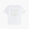 Camiseta infantil con bandera floral