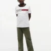 Camiseta infantil con el logotipo de la raya de la bandera