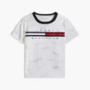 Camiseta infantil con el logotipo de la raya de la bandera