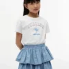 Camiseta infantil con el logotipo de Tommy y pedrería