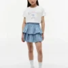 Camiseta infantil con el logotipo de Tommy y pedrería