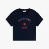 Camiseta infantil con el logotipo de Tommy y pedrería Camiseta infantil con el logotipo de Tommy y pedrería