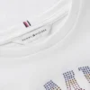 Camiseta infantil con el logotipo de Tommy y pedrería