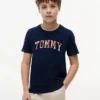 Camiseta infantil con el logotipo floral de Tommy Camiseta infantil con el logotipo floral de Tommy