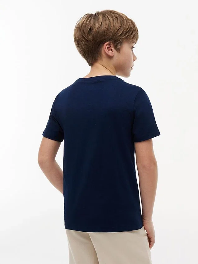 Camiseta infantil con el logotipo floral de Tommy Camiseta infantil con el logotipo floral de Tommy
