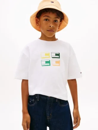 Camiseta infantil con estampado gráfico 3D