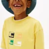 Camiseta infantil con estampado gráfico 3D